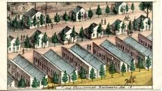 95x007.2 - Camp Chesebrough, Baltimore, MD 2, Civil War Illustrations from Winterthur's Magnus Collection